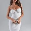 Bellabarnett CLOTHING Dionne Diamonate Midi Bandage Dress