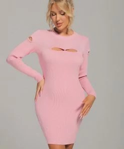 Bellabarnett Sydney Cutout Backless Mini Knit Dress