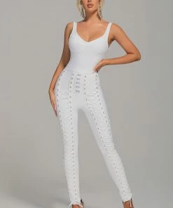 Bellabarnett Sets Riena White Eyelet And Lace Up Set