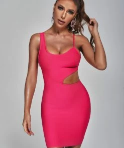 Bellabarnett CLOTHING Vlarey Cutout Mini Bandage Dress