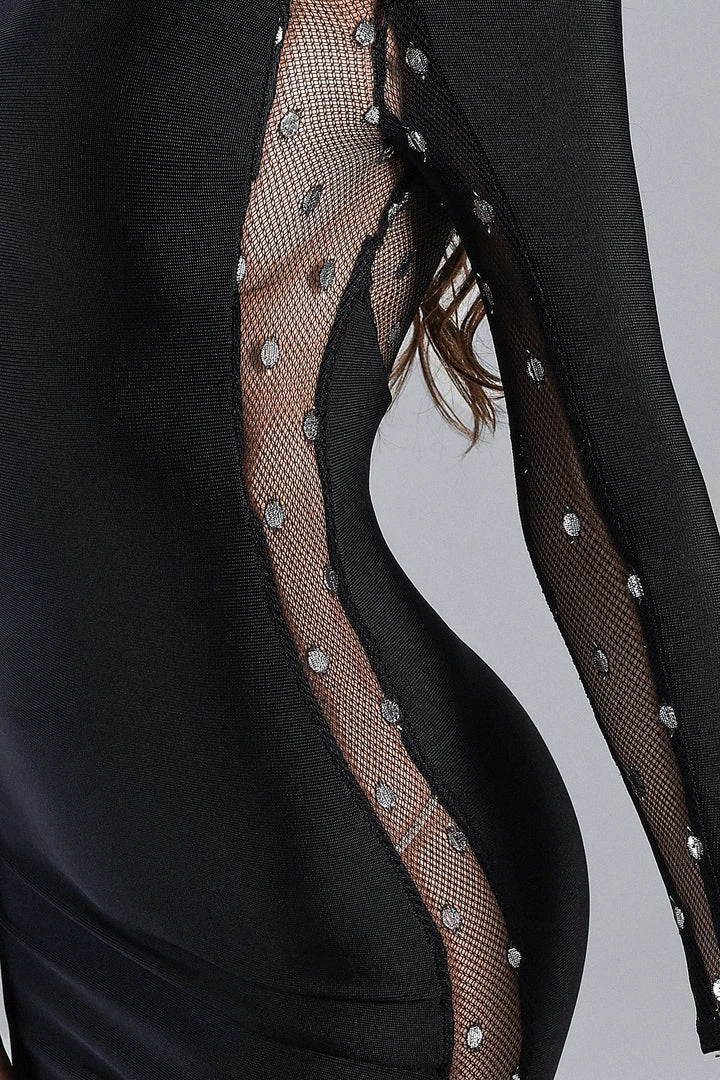 Bellabarnett CLOTHING Adah Mesh Mini Bandage Dress