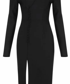 Bellabarnett Hannah Black Mini Cocktail Dress CLOTHING