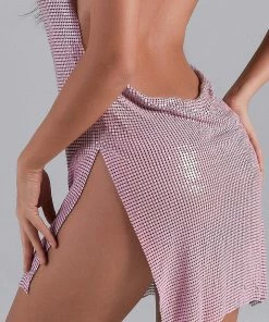 Bellabarnett Lenka Metallic Mini Dress