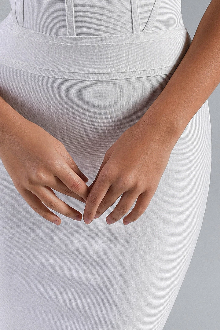 Bellabarnett CLOTHING Dionne Diamonate Midi Bandage Dress