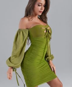 Bellabarnett Aleezia Mini Bandage Dress CLOTHING