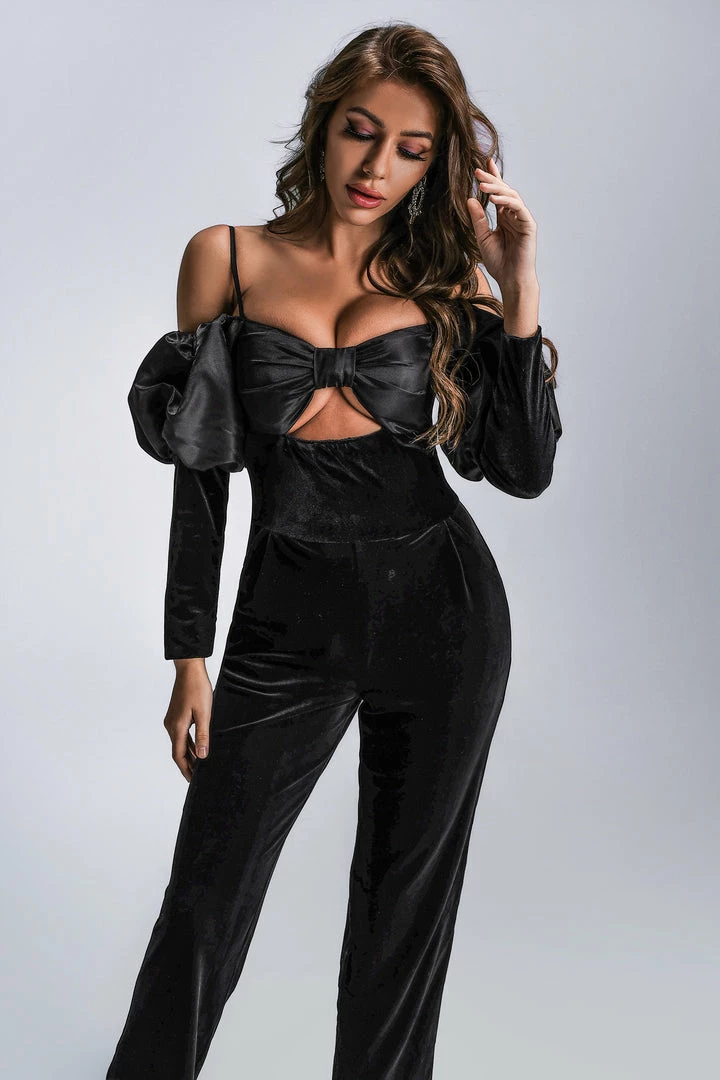 Bellabarnett Anneka Puff Sleeve Jumpsuit CLOTHING