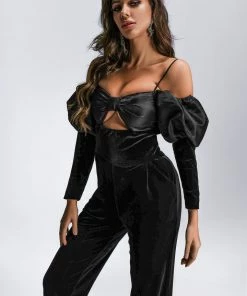 Bellabarnett Anneka Puff Sleeve Jumpsuit CLOTHING