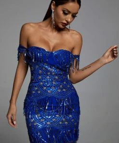 Bellabarnett CLOTHING Avery Dress - Blue