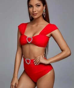Bellabarnett Valia Love Swimsuit - Red CLOTHING