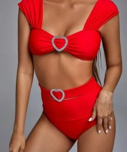 Bellabarnett Valia Love Swimsuit - Red CLOTHING