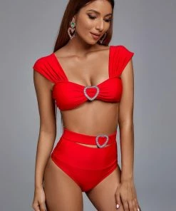 Bellabarnett Valia Love Swimsuit - Red CLOTHING