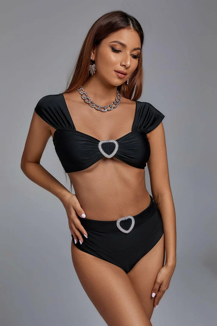 Bellabarnett CLOTHING Valia Love Swimsuit - Black