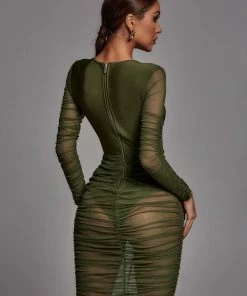 Bellabarnett Bathsheba Mesh Bandage Dress CLOTHING