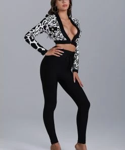 Bellabarnett CLOTHING Cass Leopard Knit Top
