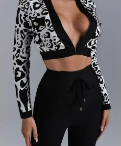 Bellabarnett CLOTHING Cass Leopard Knit Top