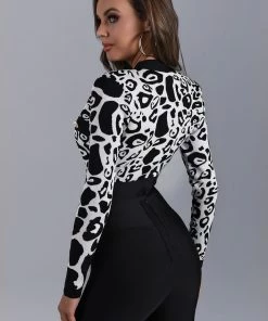 Bellabarnett CLOTHING Cass Leopard Knit Top