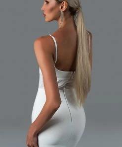 Bellabarnett Cosmo Mesh Maxi Bandage Dress CLOTHING