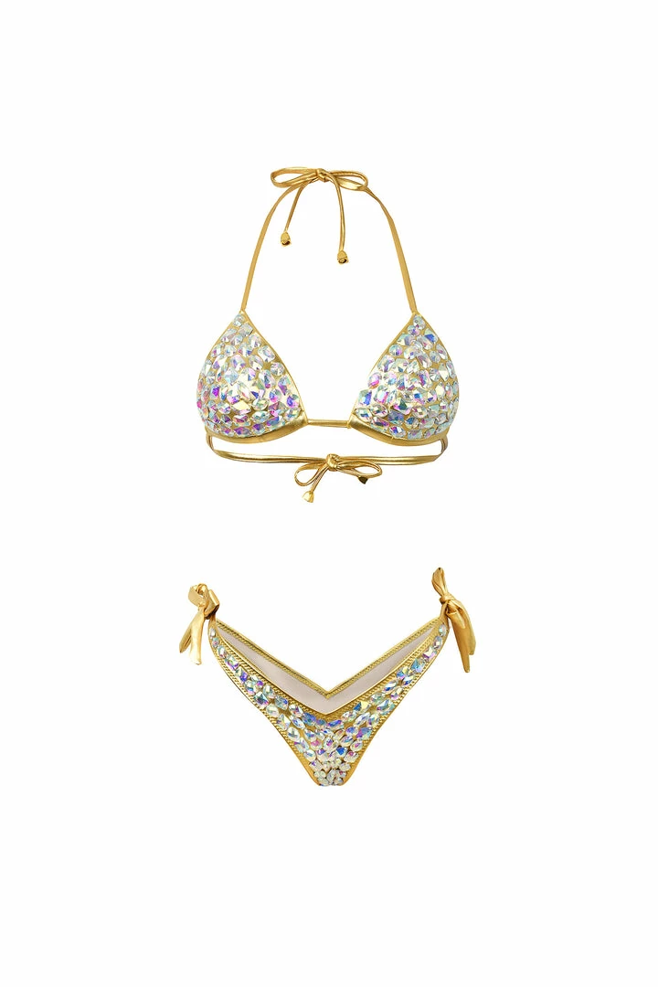 Bellabarnett Duke Diamond Bikini - Gold CLOTHING