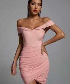 Bellabarnett CLOTHING Echo Blush Bandage Dress