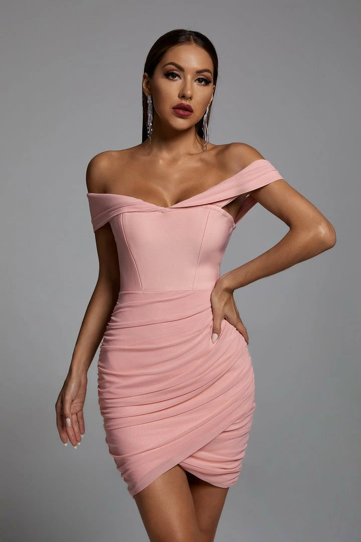 Bellabarnett CLOTHING Echo Blush Bandage Dress