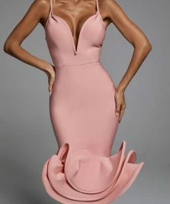 Bellabarnett Eleanor Bandage Dress - Blush