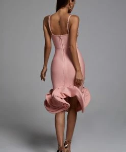 Bellabarnett Eleanor Bandage Dress - Blush