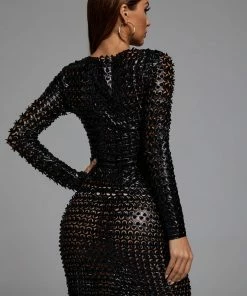 Bellabarnett CLOTHING Jojo Cutout Mini Bodycon Dress - Black