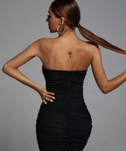 Bellabarnett Joy Cut-out Ruched Mini Bodycon Dress