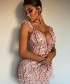 Bellabarnett CLOTHING Klauda Pink Mini Dress