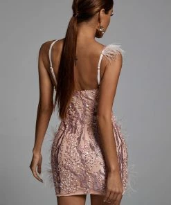 Bellabarnett CLOTHING Klauda Pink Mini Dress