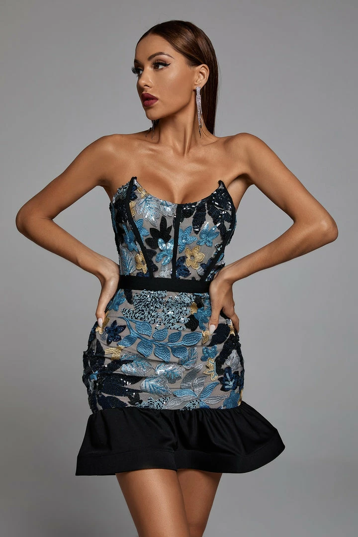 Bellabarnett Liwisy Off Shoulder Sequin Dress