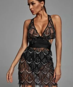 Bellabarnett Louisa Mini Dress - Black CLOTHING