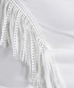 Bellabarnett CLOTHING Maddie White Fringe Set