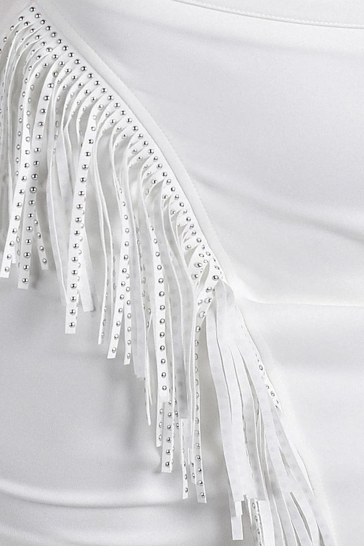 Bellabarnett CLOTHING Maddie White Fringe Set