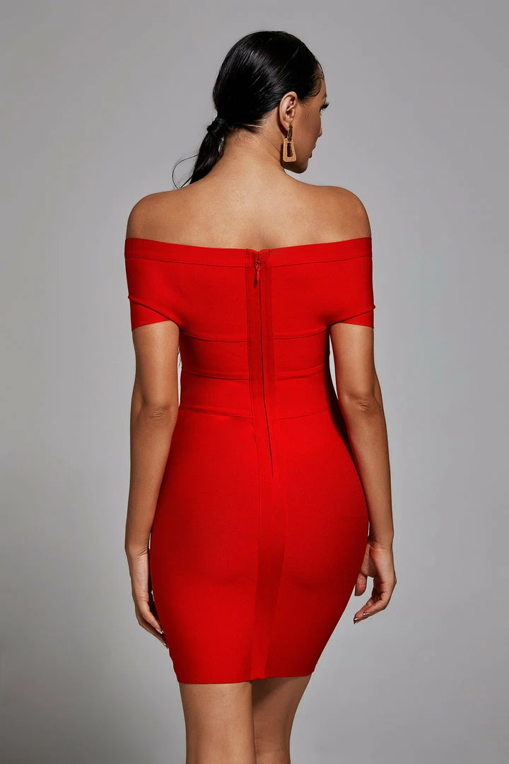 Bellabarnett Marta Dress - Red CLOTHING