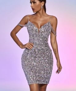 Bellabarnett CLOTHING Melica Sequin Mini Dress