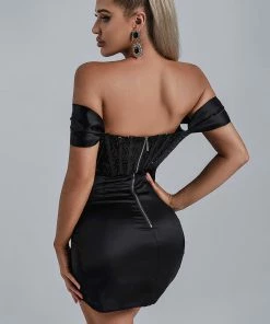 Bellabarnett CLOTHING Nadia Off Shoulder Mini Dress