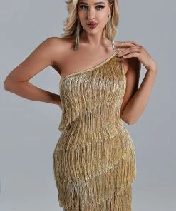 Bellabarnett Nikita Tassel Mini Dress CLOTHING