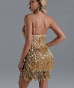 Bellabarnett Nikita Tassel Mini Dress CLOTHING