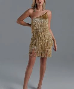 Bellabarnett Nikita Tassel Mini Dress CLOTHING