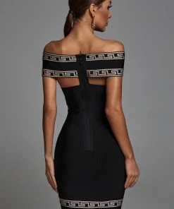 Bellabarnett Orianna Off Shoulder Cocktail Dress CLOTHING