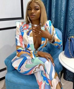 Bellabarnett Palez Blazer Set - Blue CLOTHING