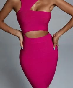 Bellabarnett Pavaza Cutout Mini Cocktail Dress