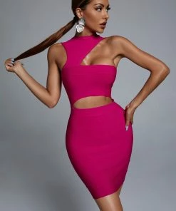 Bellabarnett Pavaza Cutout Mini Cocktail Dress