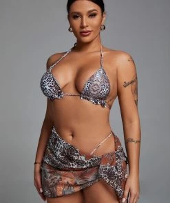 Bellabarnett CLOTHING Rioy Three Piece Set - Brown