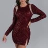 Bellabarnett CLOTHING Tessa Sequin Mini Dress