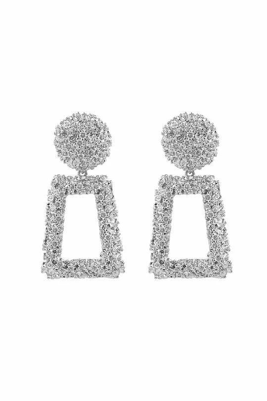 Bellabarnett CLOTHING Textured Door Knocker Earrings