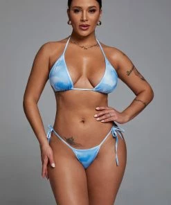 Bellabarnett CLOTHING Three-piece Printed Bikini