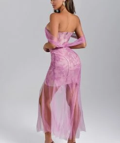 Bellabarnett Tori Corset Mesh Lace Dress