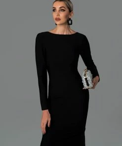 Bellabarnett Tzeitel Zipper Backless Bandage Dress Black